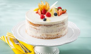 Naked Cake – Zitronen-Quark Torte