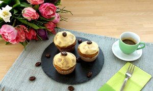 Kaffee-Muffins mit Kaffeelikör